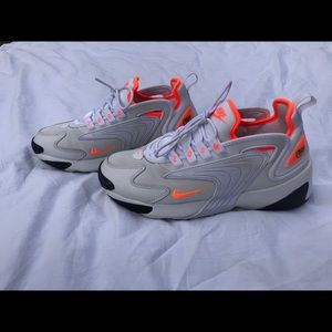 Nike Womens Zoom 2k in Off White and Neon